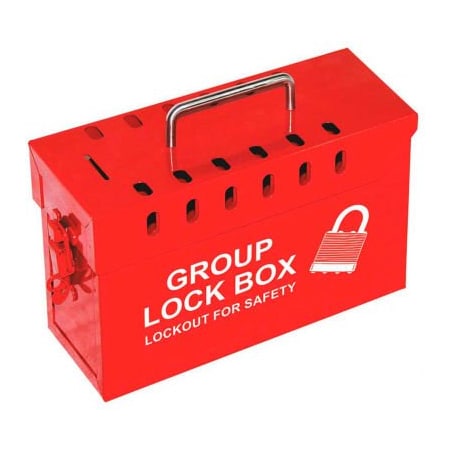 ZING Red Group Lock Box,
